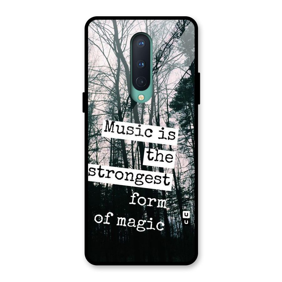 Music Magic Glass Back Case for OnePlus 8