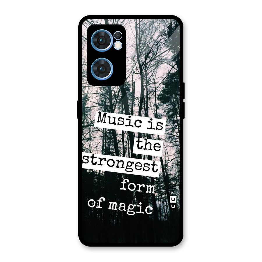 Music Magic Glass Back Case for Oppo Reno7 5G