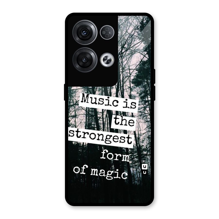 Music Magic Glass Back Case for Oppo Reno8 Pro 5G