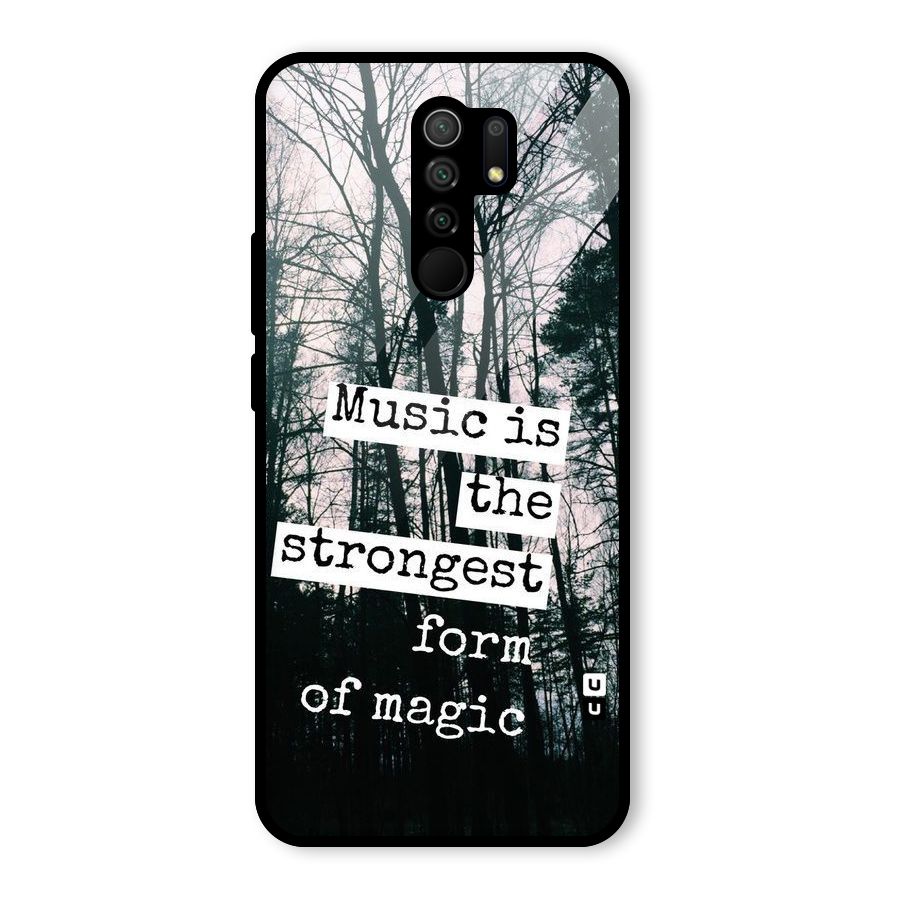 Music Magic Glass Back Case for Poco M2