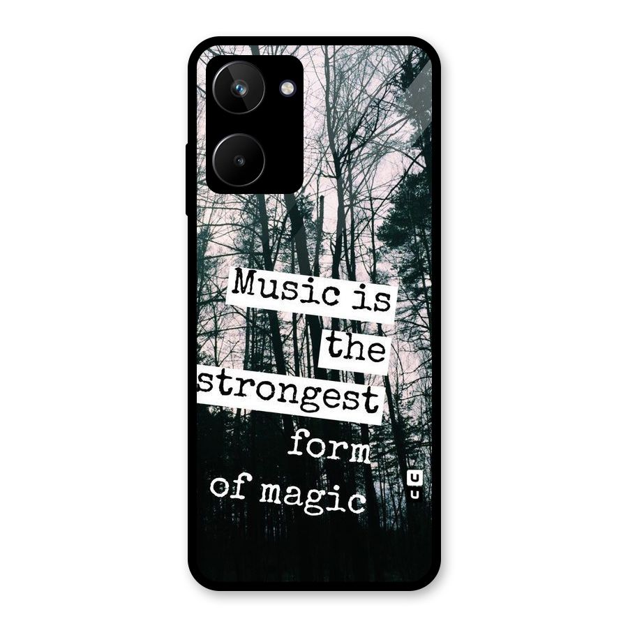 Music Magic Glass Back Case for Realme 10