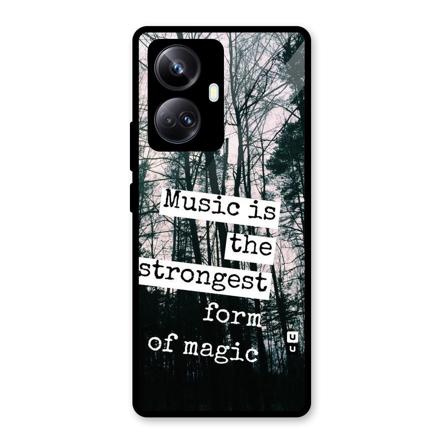 Music Magic Glass Back Case for Realme 10 Pro Plus