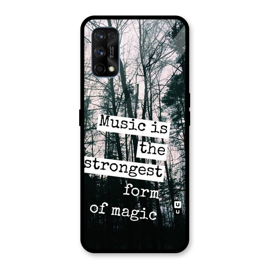 Music Magic Glass Back Case for Realme 7 Pro