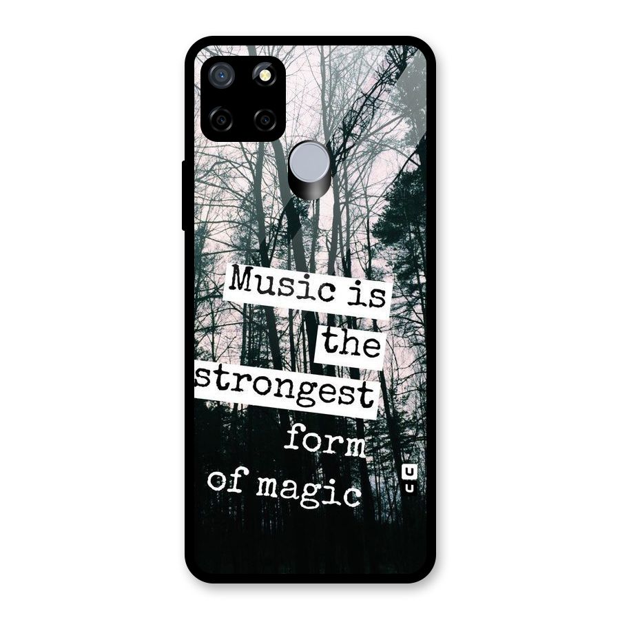 Music Magic Glass Back Case for Realme C12