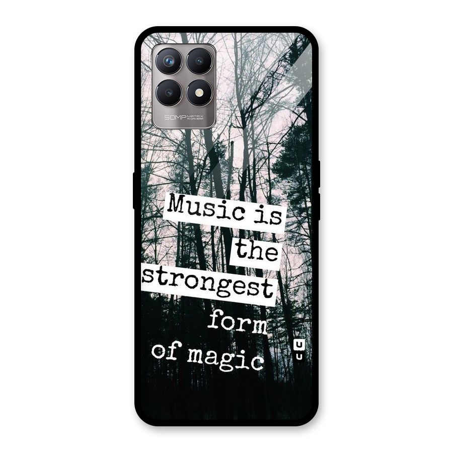 Music Magic Glass Back Case for Realme Narzo 50