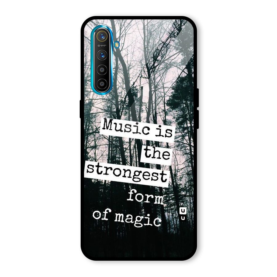Music Magic Glass Back Case for Realme X2
