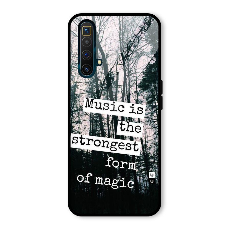 Music Magic Glass Back Case for Realme X3 SuperZoom