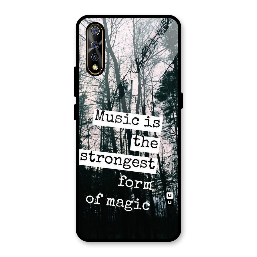 Music Magic Glass Back Case for Vivo S1