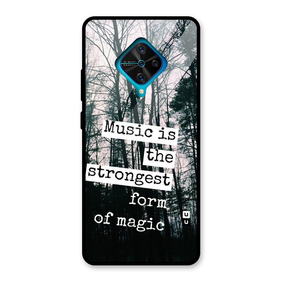 Music Magic Glass Back Case for Vivo S1 Pro