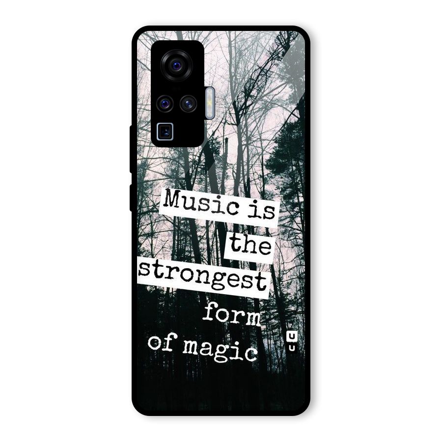 Music Magic Glass Back Case for Vivo X50 Pro