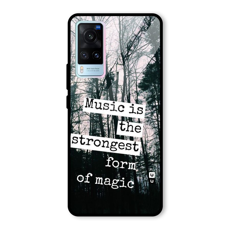 Music Magic Glass Back Case for Vivo X60