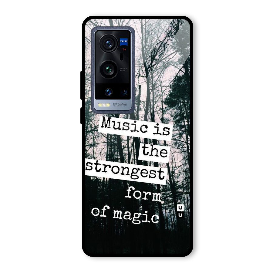 Music Magic Glass Back Case for Vivo X60 Pro Plus