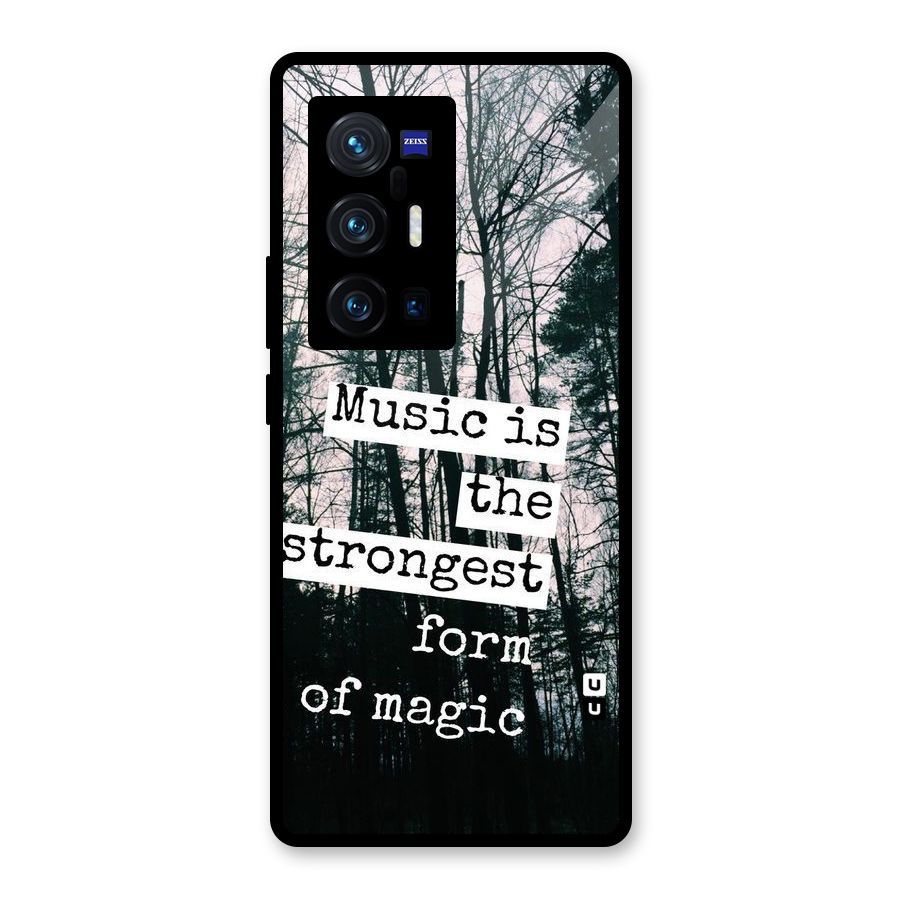 Music Magic Glass Back Case for Vivo X70 Pro Plus