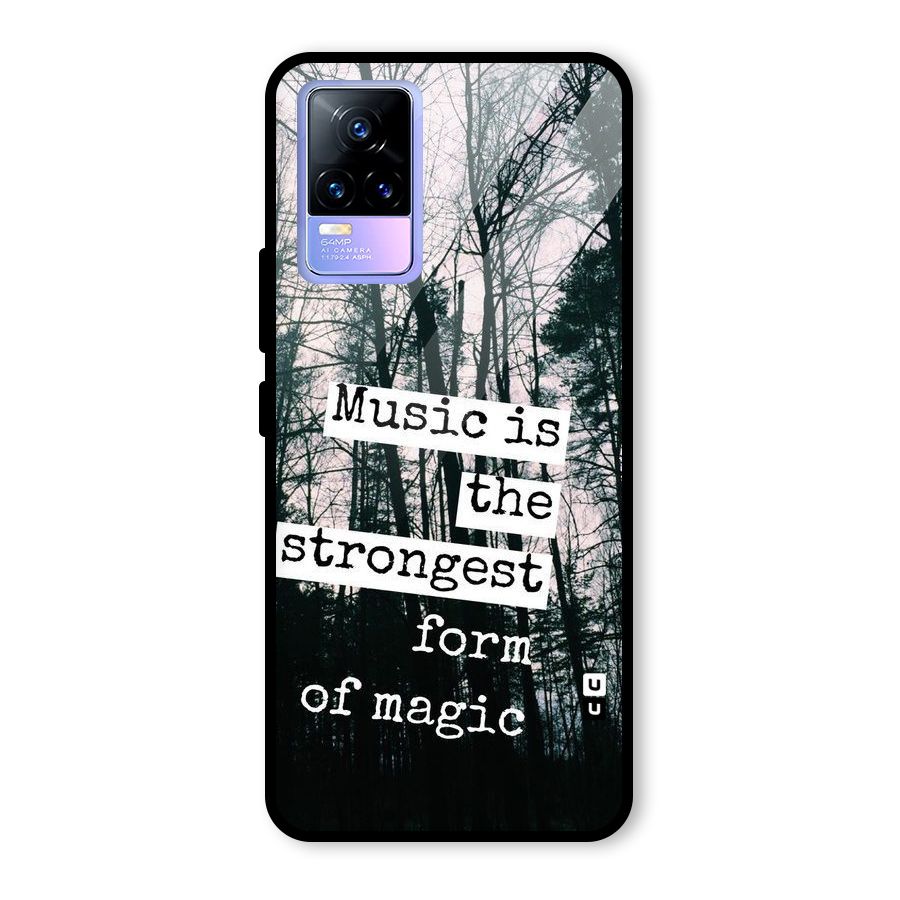 Music Magic Glass Back Case for Vivo Y73