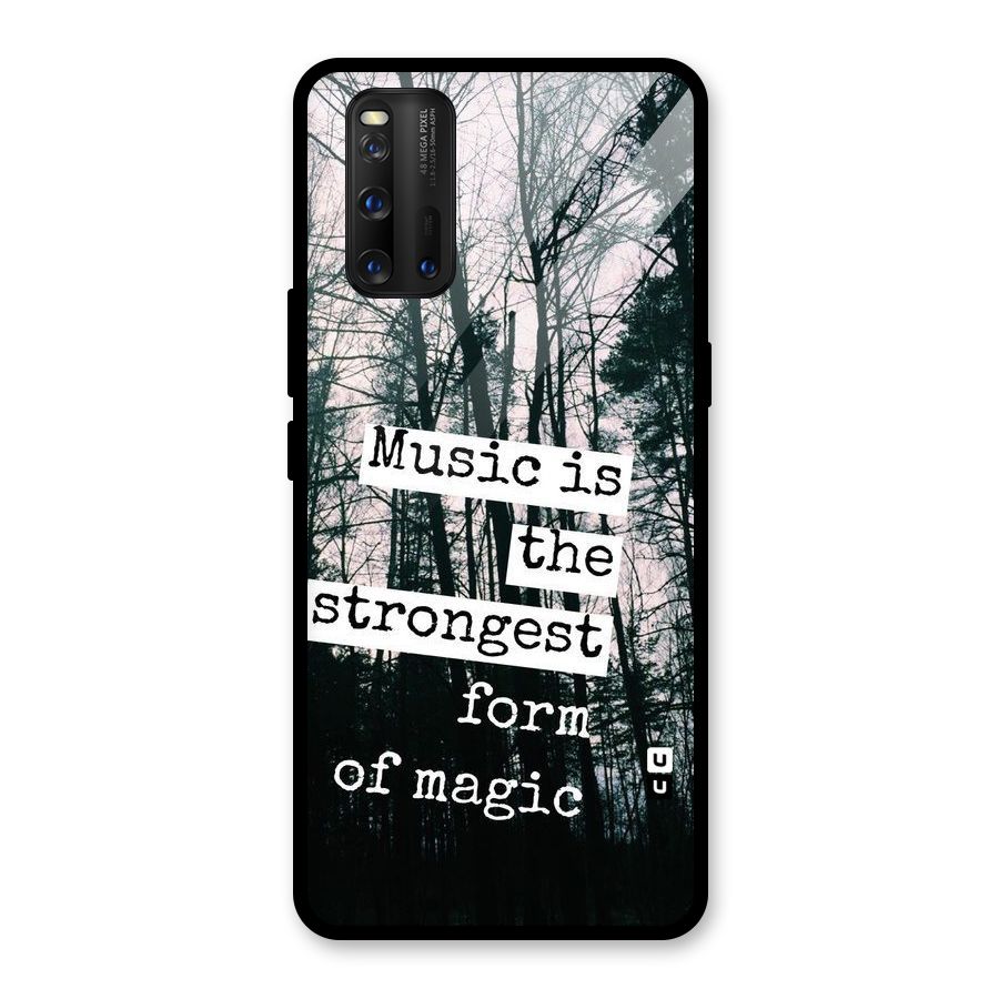 Music Magic Glass Back Case for Vivo iQOO 3