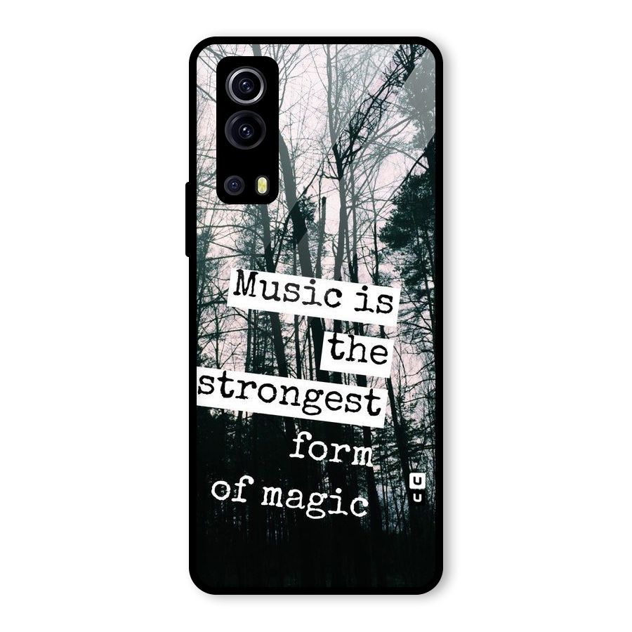 Music Magic Glass Back Case for Vivo iQOO Z3