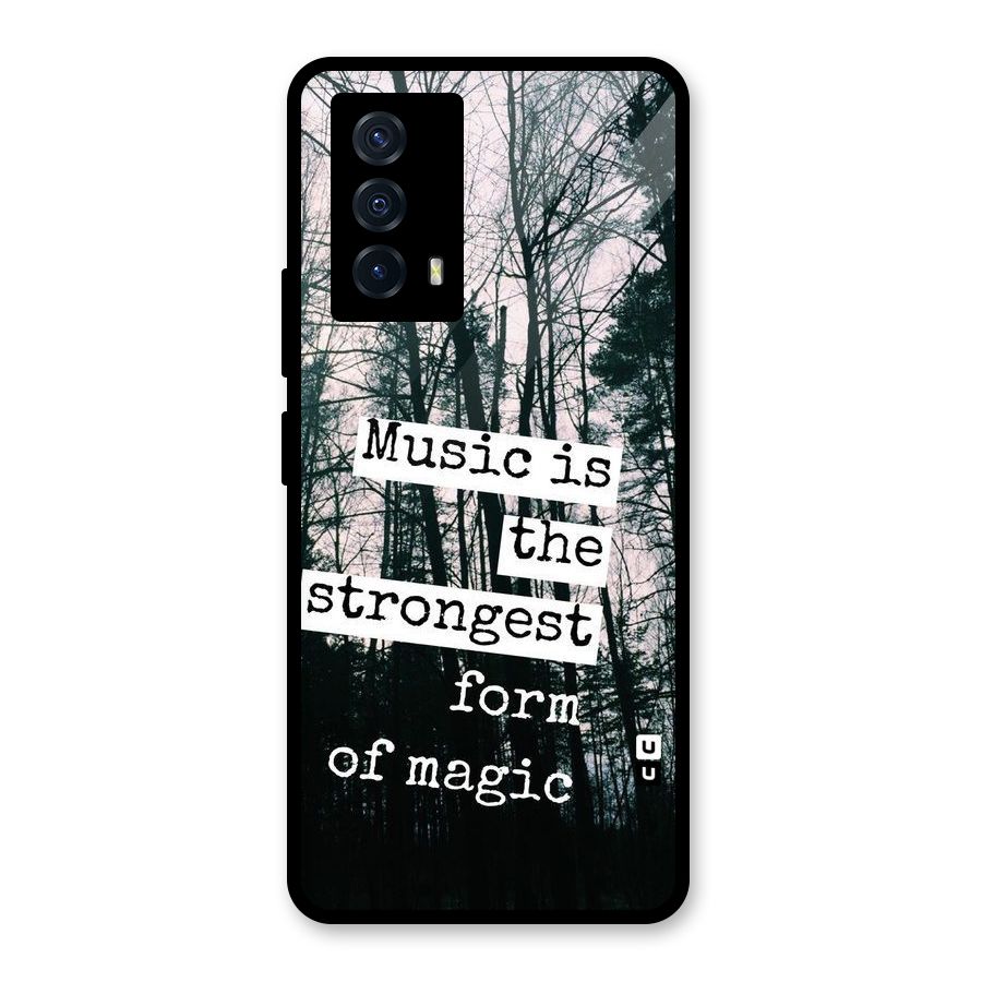 Music Magic Glass Back Case for Vivo iQOO Z5