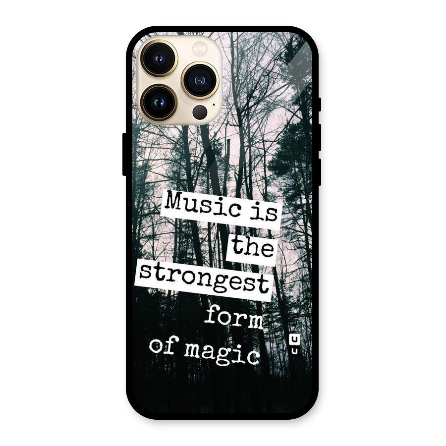 Music Magic Glass Back Case for iPhone 13 Pro Max