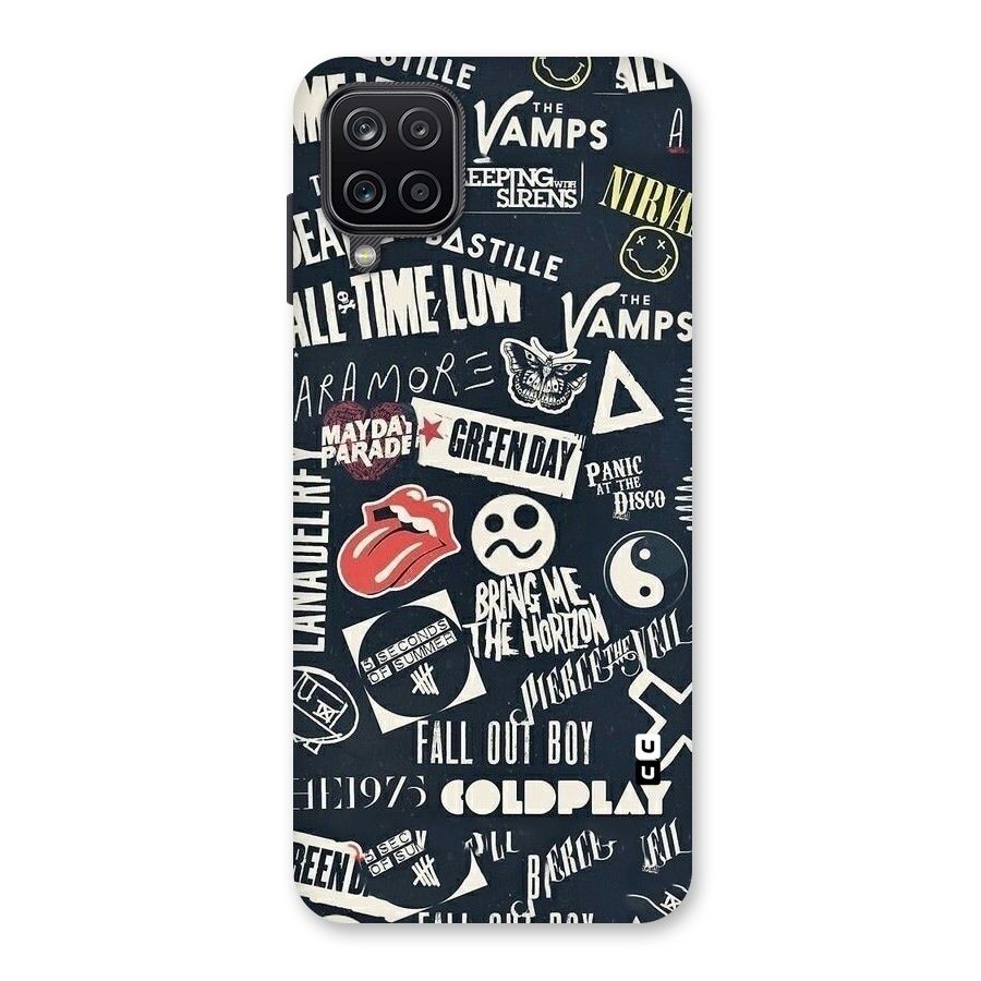 Music My Paradise Back Case for Galaxy A12