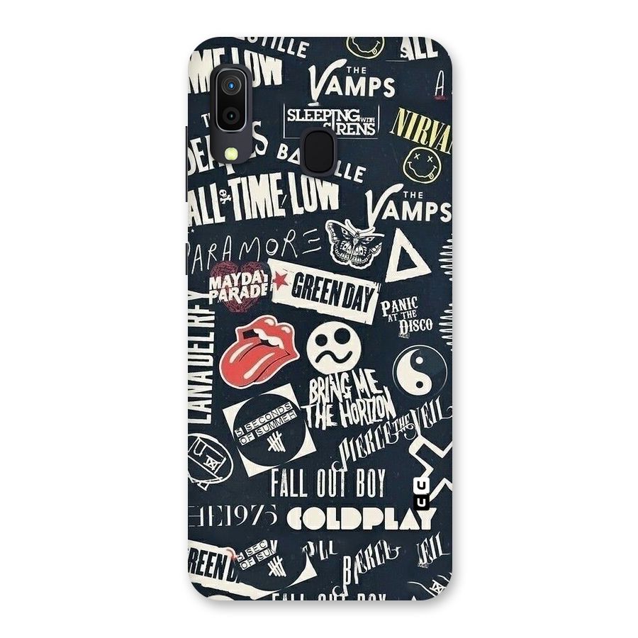Music My Paradise Back Case for Galaxy A30