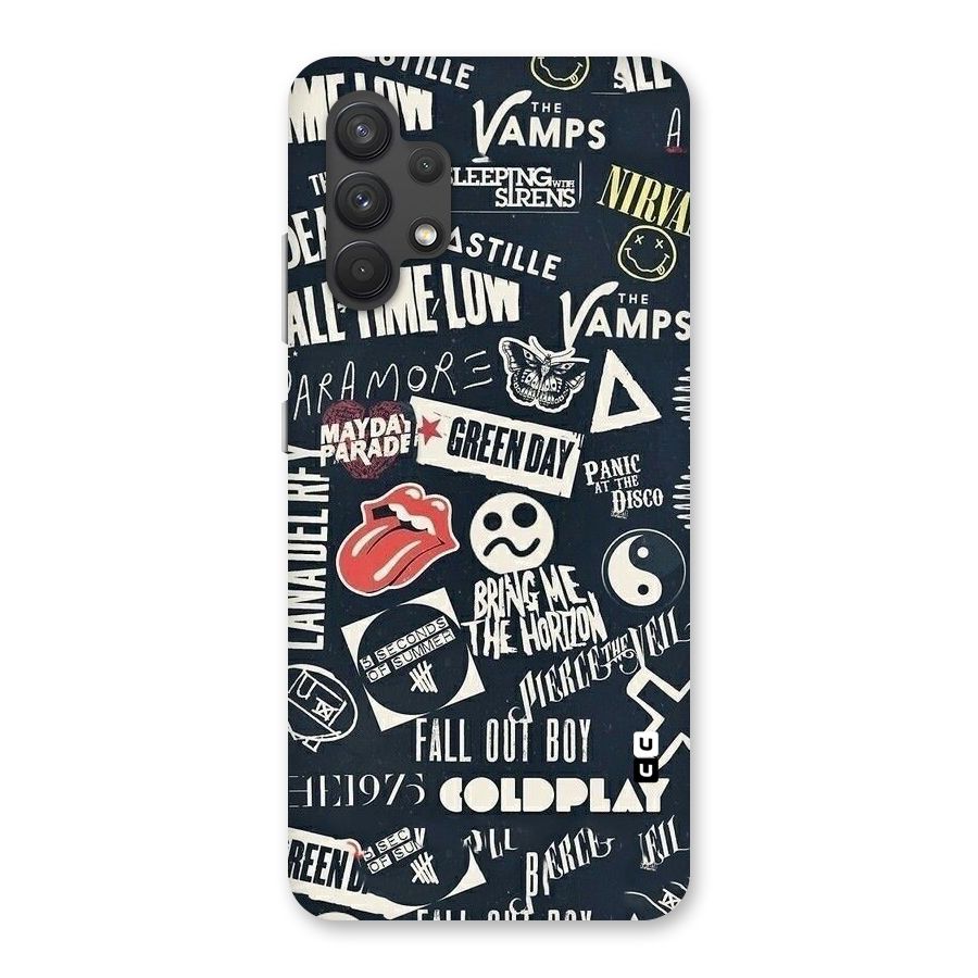 Music My Paradise Back Case for Galaxy A32