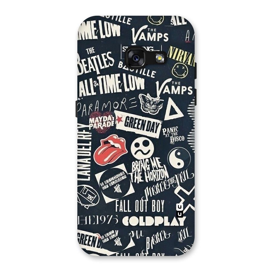 Music My Paradise Back Case for Galaxy A3 (2017)