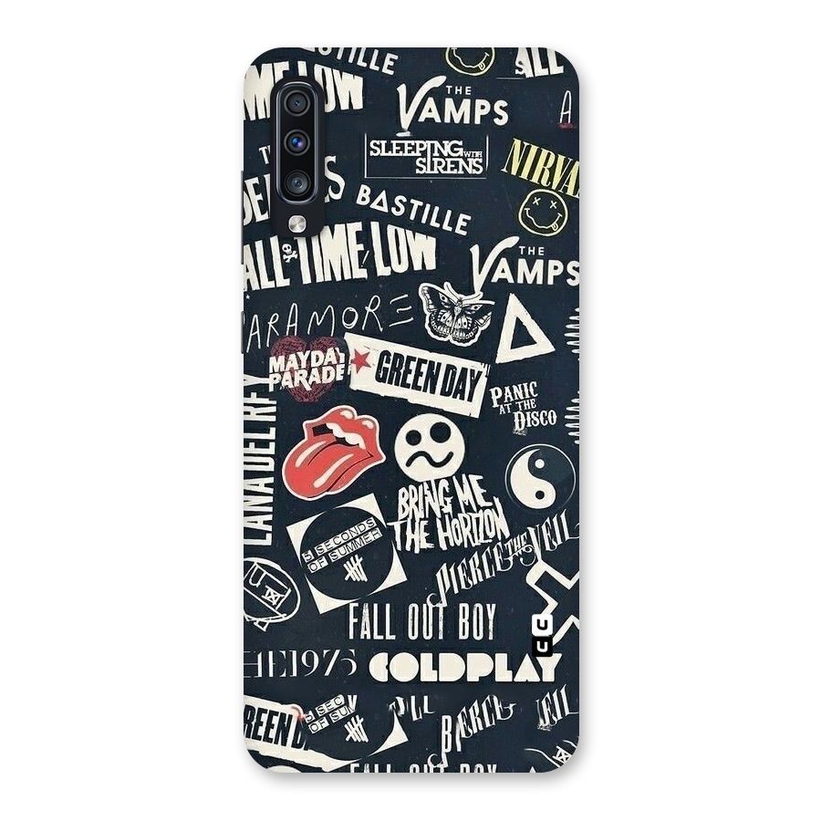 Music My Paradise Back Case for Galaxy A70s