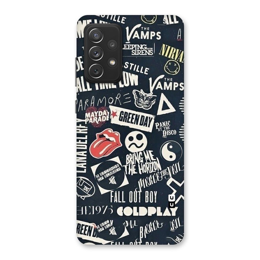 Music My Paradise Back Case for Galaxy A72