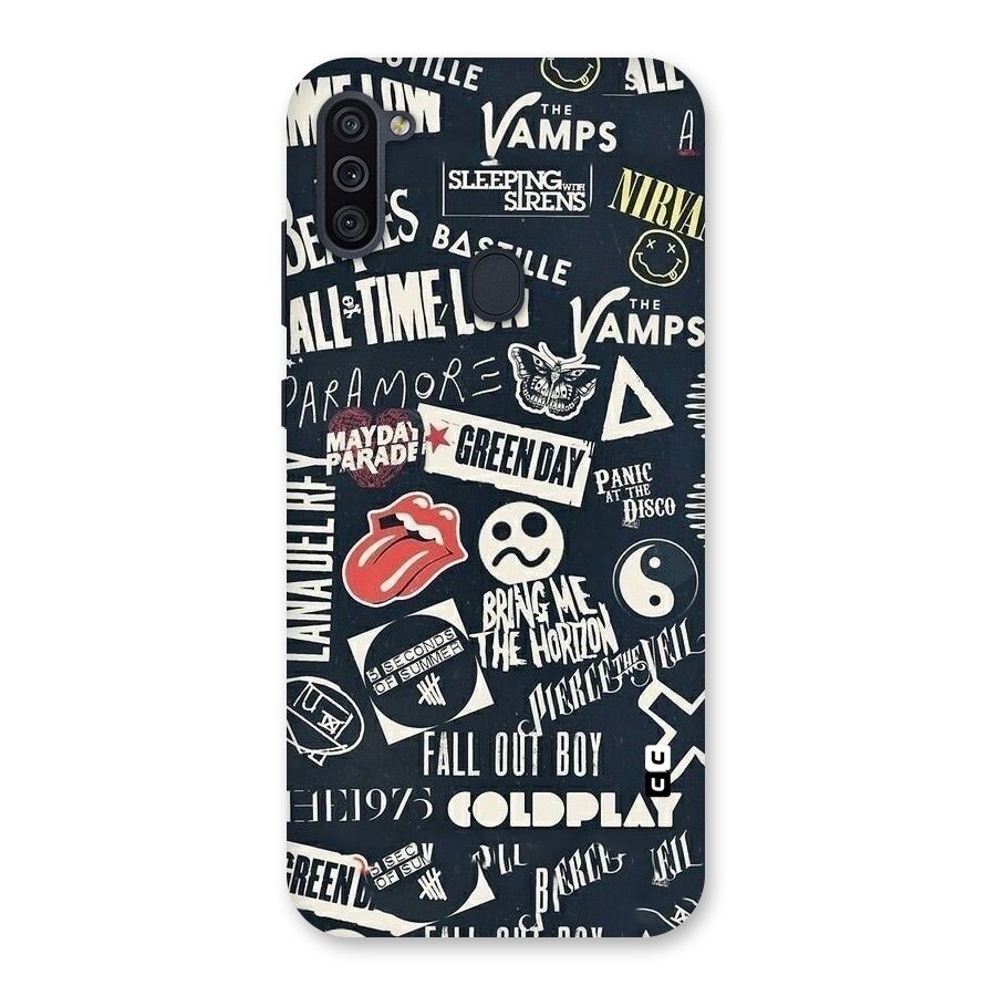 Music My Paradise Back Case for Galaxy M11