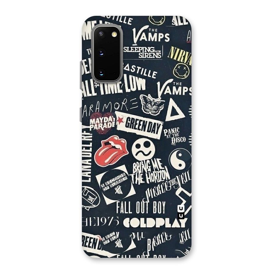 Music My Paradise Back Case for Galaxy S20