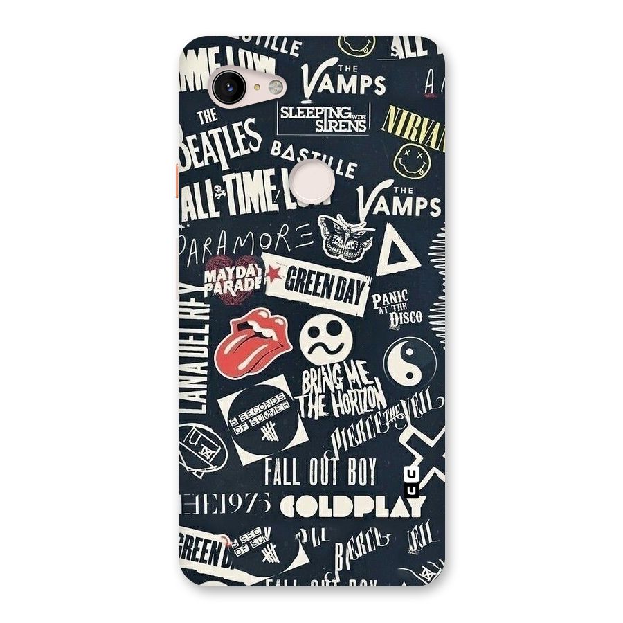 Music My Paradise Back Case for Google Pixel 3 XL