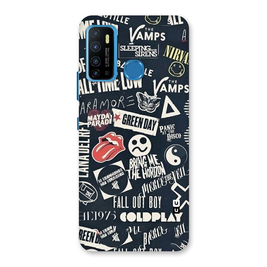 Music My Paradise Back Case for Infinix Hot 9