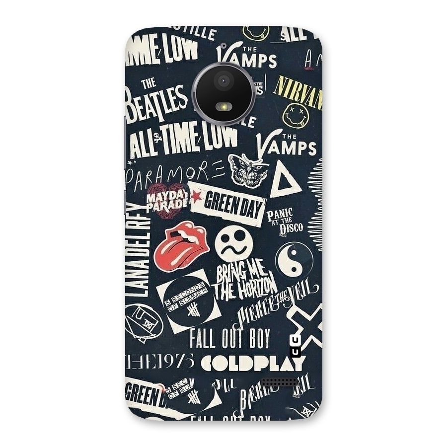 Music My Paradise Back Case for Moto E4
