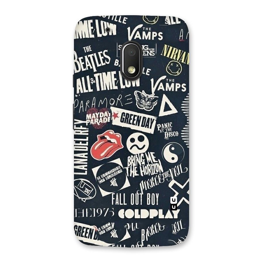 Music My Paradise Back Case for Moto G4 Play