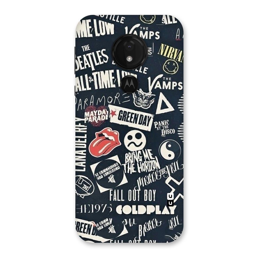 Music My Paradise Back Case for Moto G7 Power