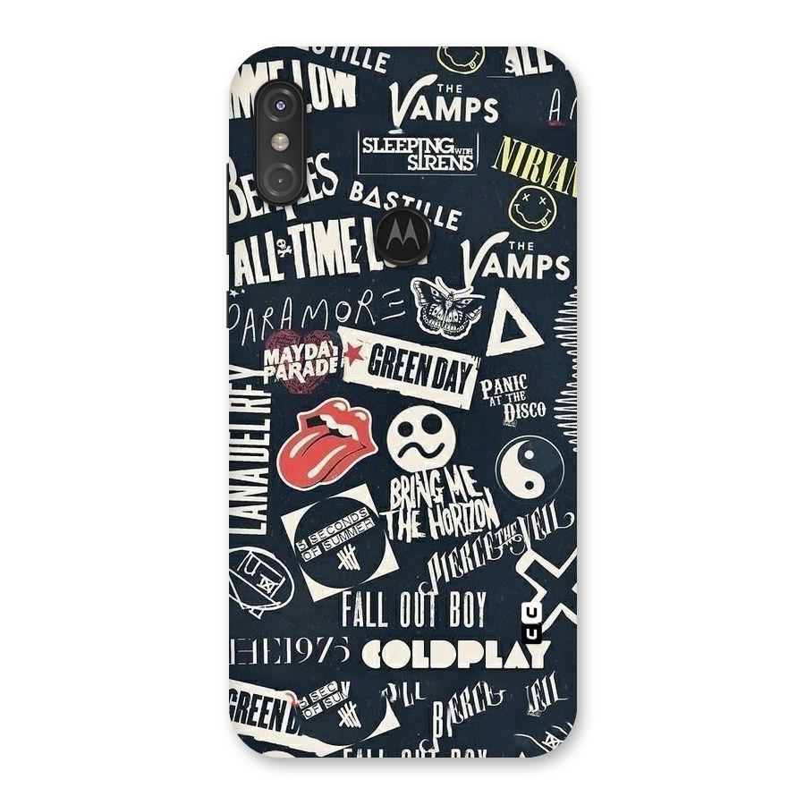 Music My Paradise Back Case for Motorola One Power