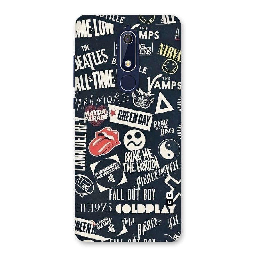 Music My Paradise Back Case for Nokia 5.1