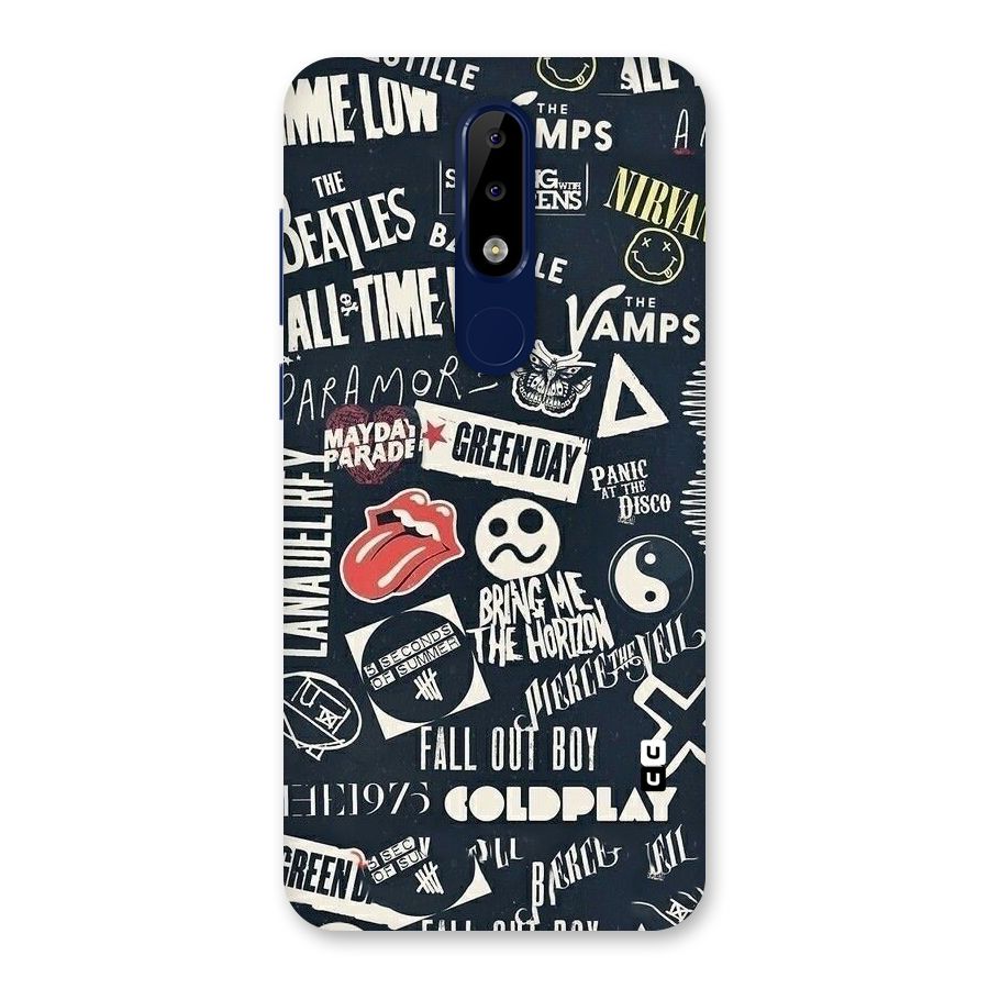 Music My Paradise Back Case for Nokia 5.1 Plus