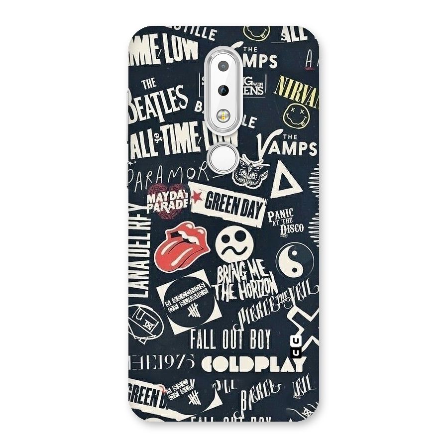 Music My Paradise Back Case for Nokia 6.1 Plus