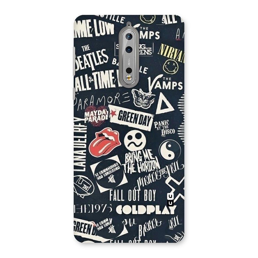 Music My Paradise Back Case for Nokia 8