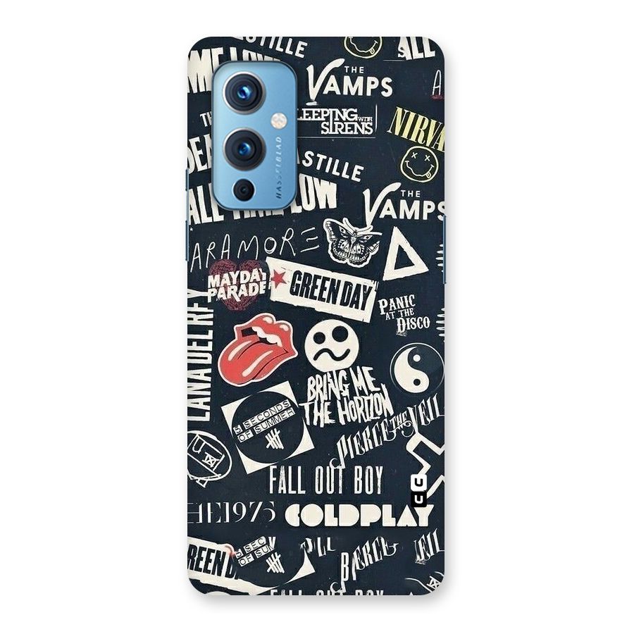 Music My Paradise Back Case for OnePlus 9