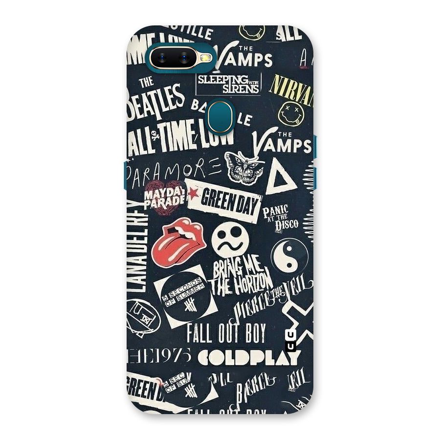 Music My Paradise Back Case for Oppo A12