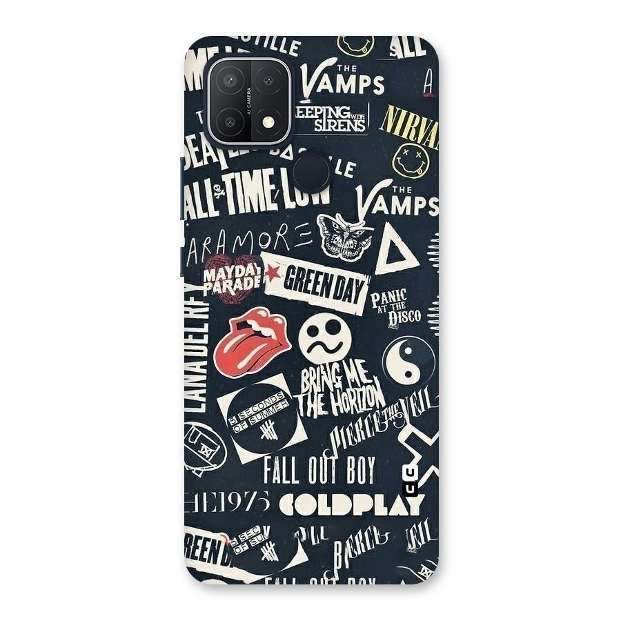 Music My Paradise Back Case for Oppo A15s