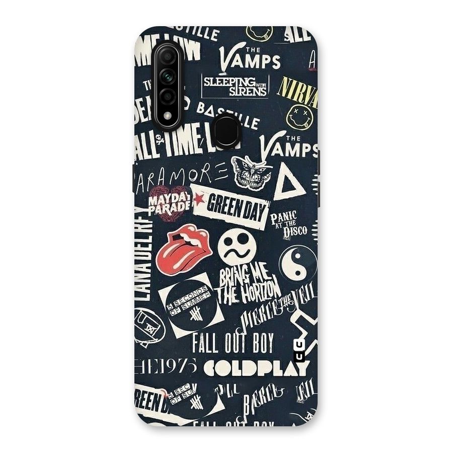 Music My Paradise Back Case for Oppo A31