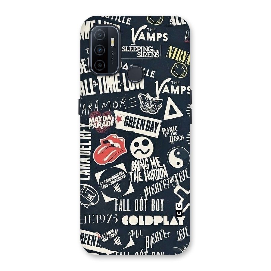 Music My Paradise Back Case for Oppo A32
