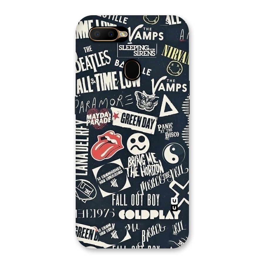 Music My Paradise Back Case for Oppo A5s