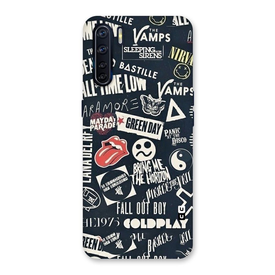 Music My Paradise Back Case for Oppo F15