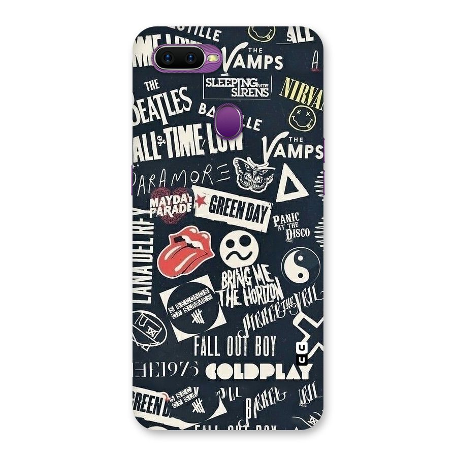 Music My Paradise Back Case for Oppo F9