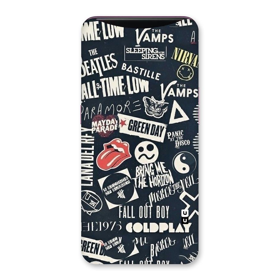 Music My Paradise Back Case for Oppo Find X
