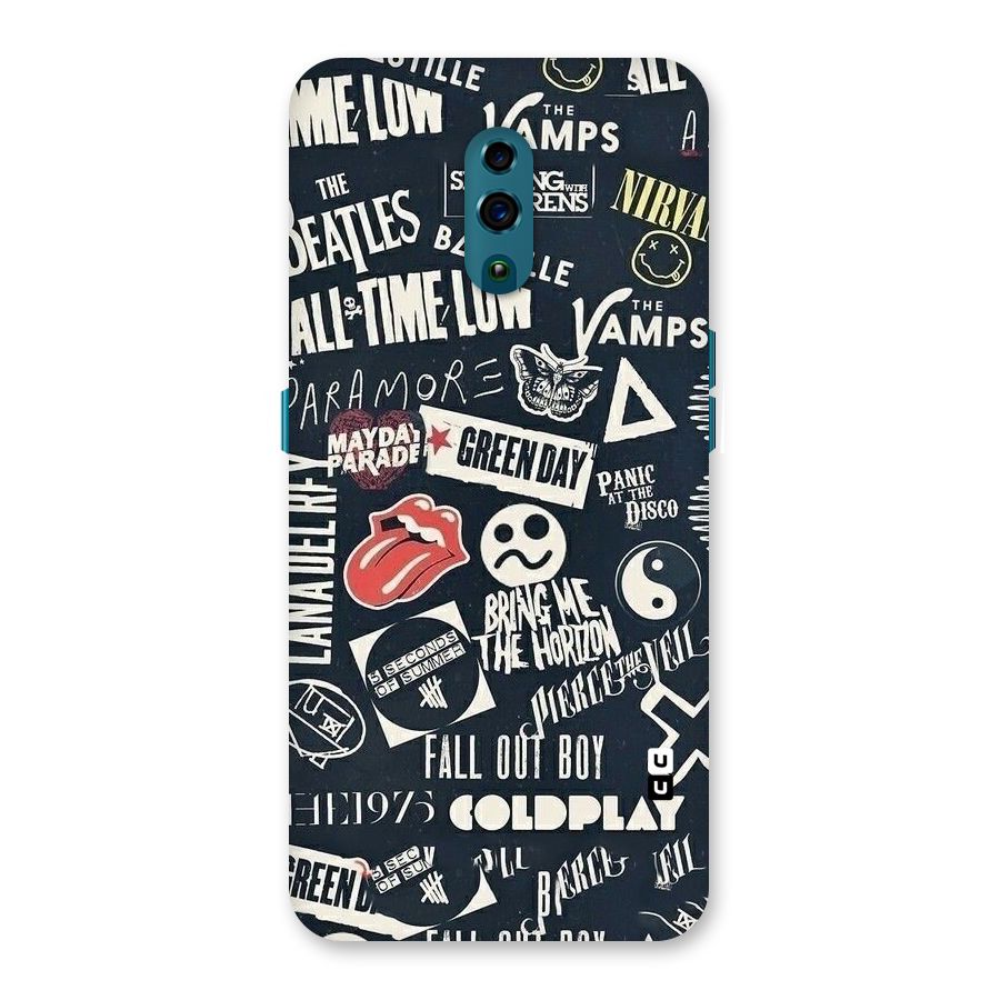 Music My Paradise Back Case for Oppo Reno